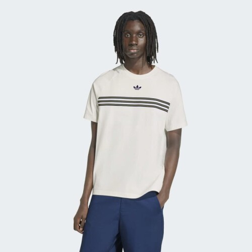 Remera Adidas Chest Stripes Blanco