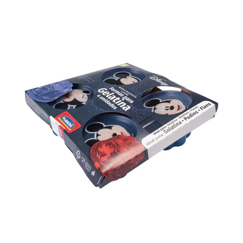 Pack x 4 Moldes con Forma Mickey 150 ml U