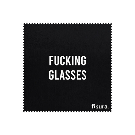 Microfibra De Gamuza Para Lentes "fucking Glasses" Unica