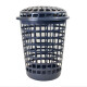 Cesto redondo para ropa con tapa 60 lts GRIS