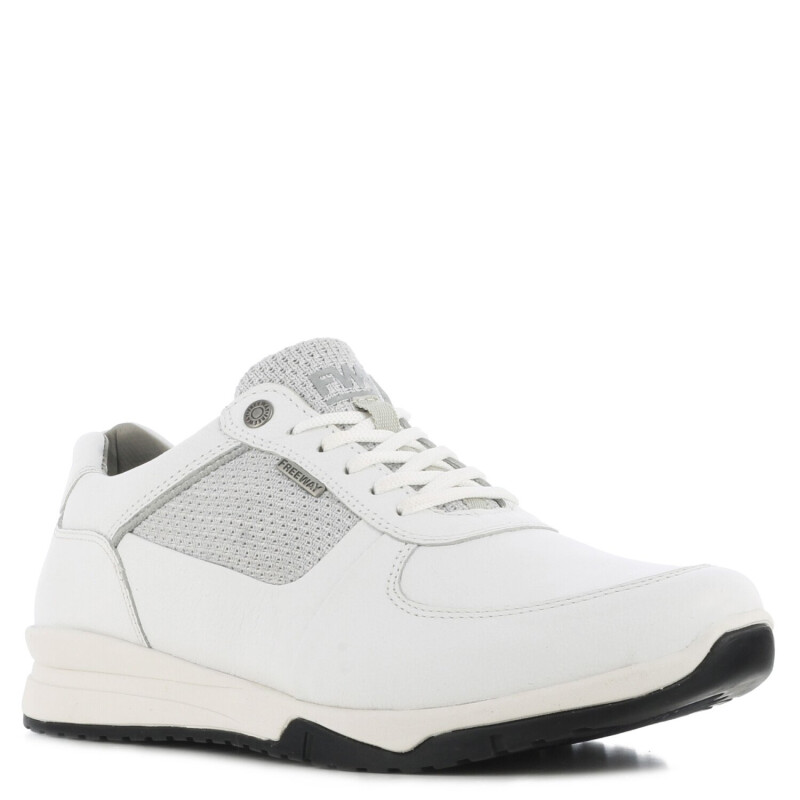 Zapatos de Hombre Freeway Casual Blanco - Gris Hielo