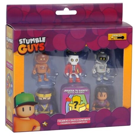 Pack x6 Figuras STUMBLE GUYS Épicas SG2260E 001