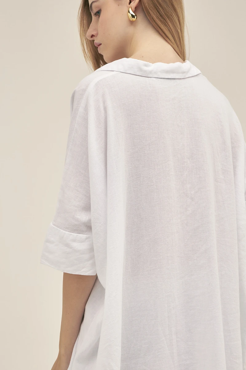 ABBY TUNIC White