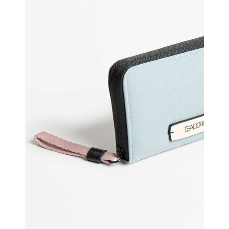 Billetera Zip Round Acqua Claro
