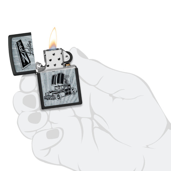 Encendedor ZIPPO 48572 C/Diseño Negro 0