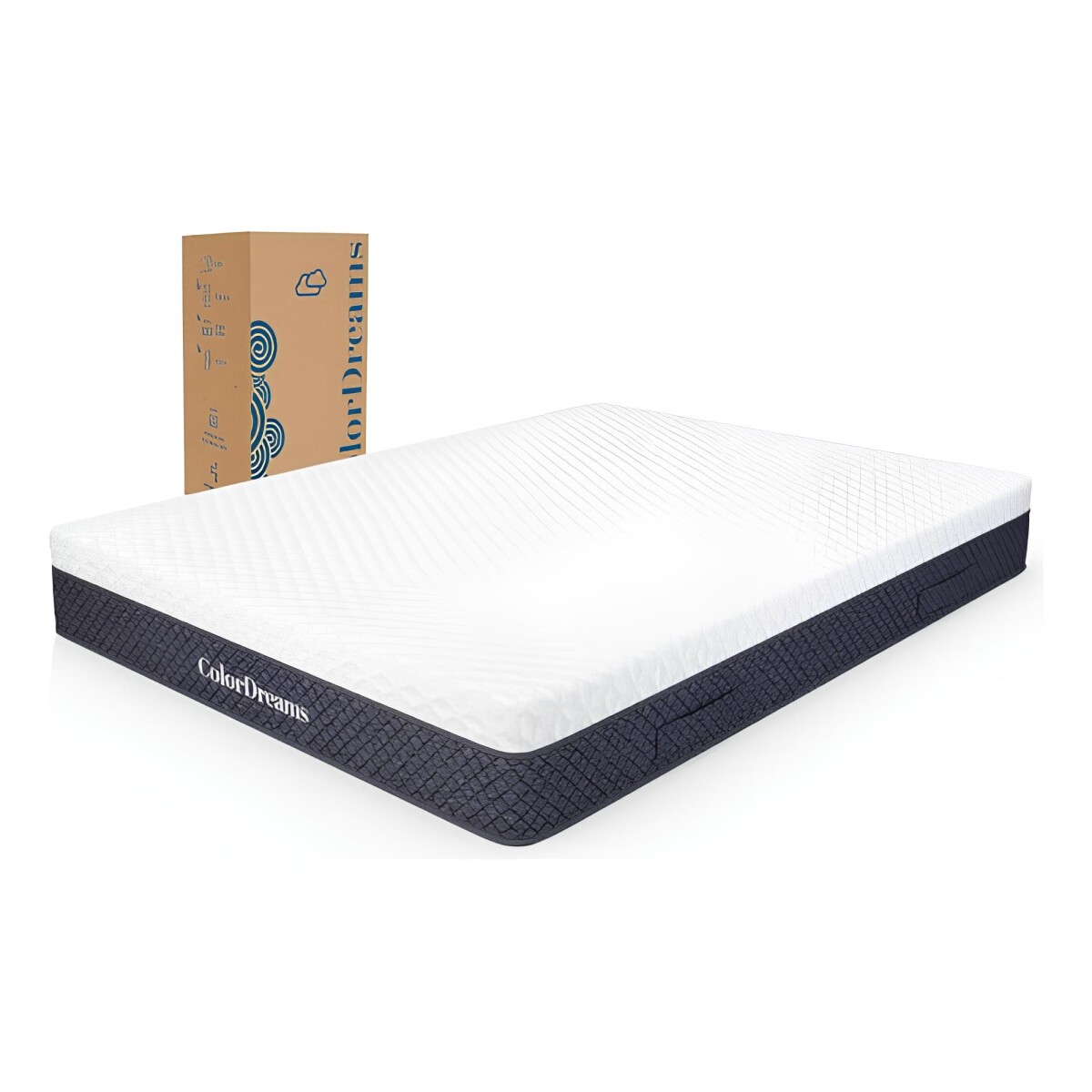 Colchon en caja Matrimonial 2 plazas Memory Foam Tecnologia Comfortfoam descanso perfecto 5 Capas de Espuma Alta Densidad 