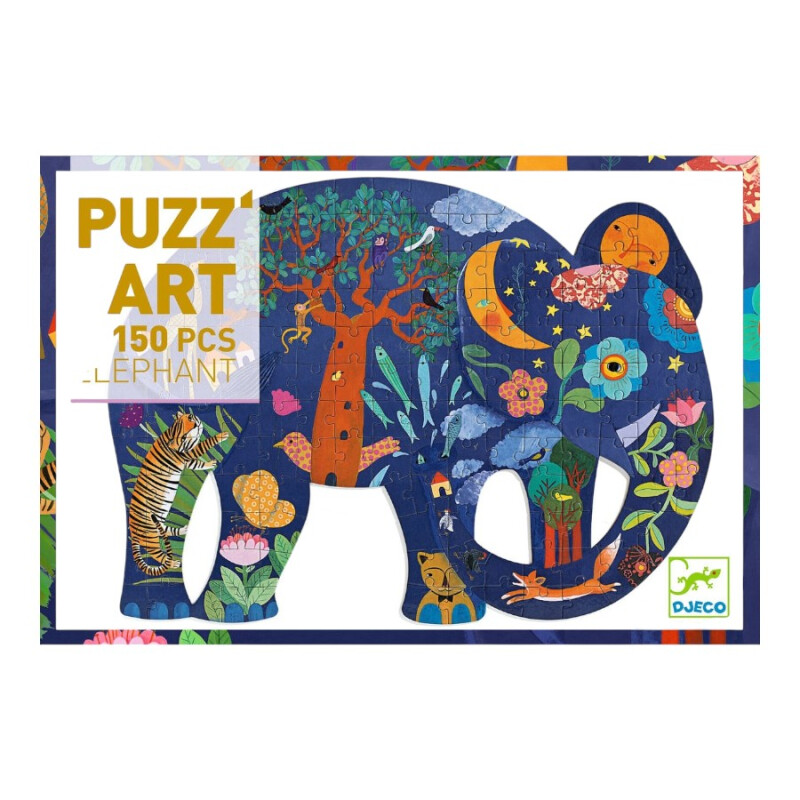 Puzzle Silueta Elefante 150 Piezas Djeco Puzzle Silueta Elefante 150 Piezas Djeco