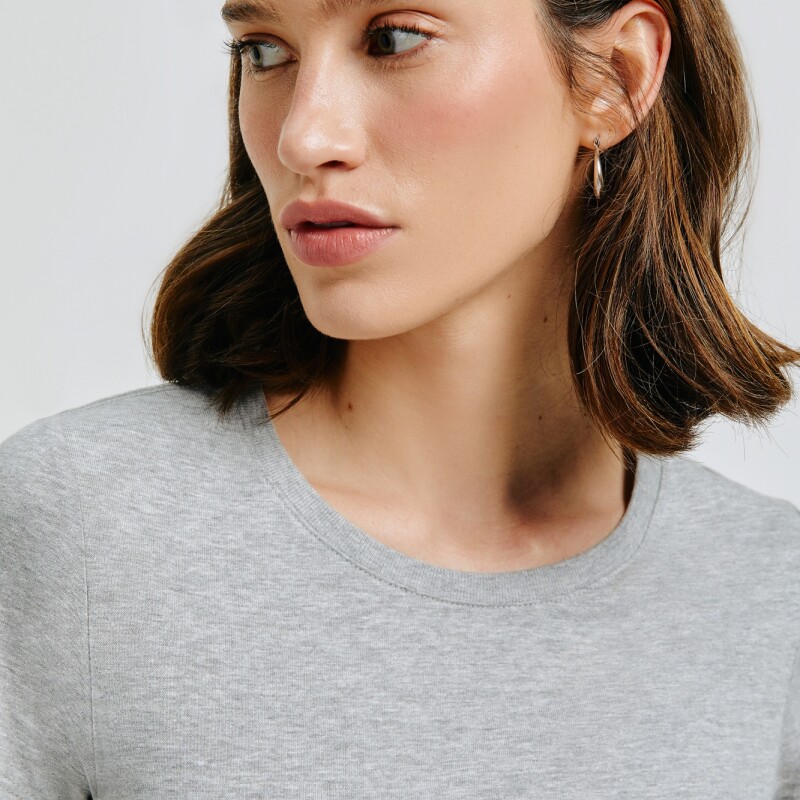 BLUSA MM FEM CINZA MESCLA