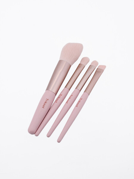 SET PINCELES MAQUILLAJE ROSADO