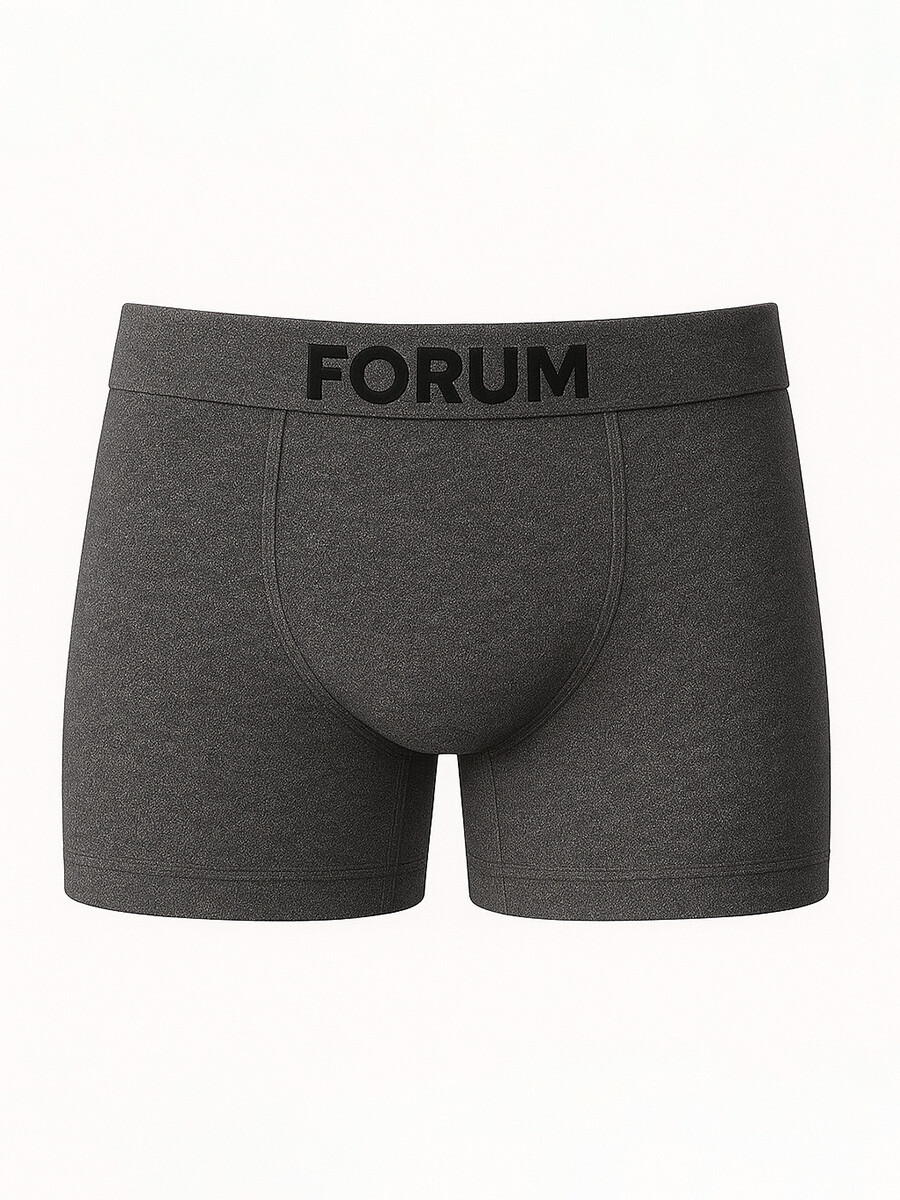 Boxer Microfibra 020 - Gris Oscuro/Negro 