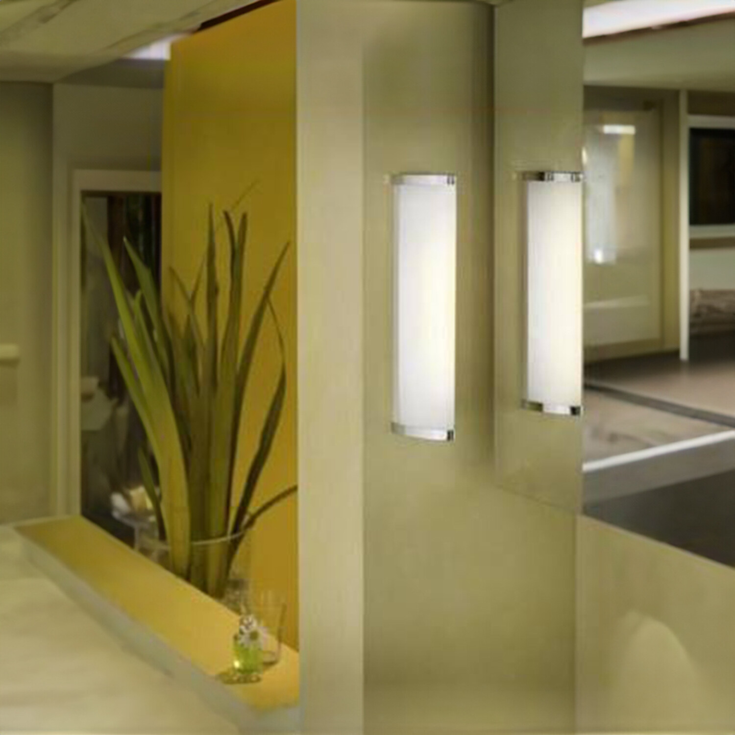 Eglo Pandella 1 Aplique de Baño para Espejo LED Negro Luz Neutra 11W