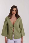 CAMISA AILEN VERDE MILITAR