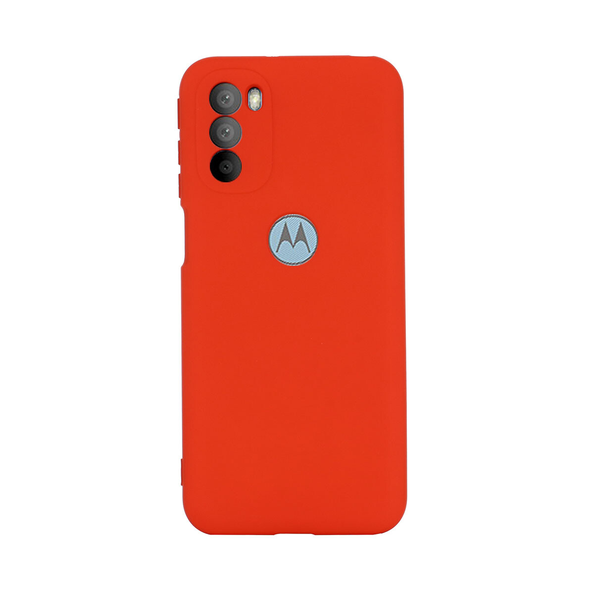 PROTECTOR CASE SILICONA PARA MOTOROLA MOTO G31 Rojo