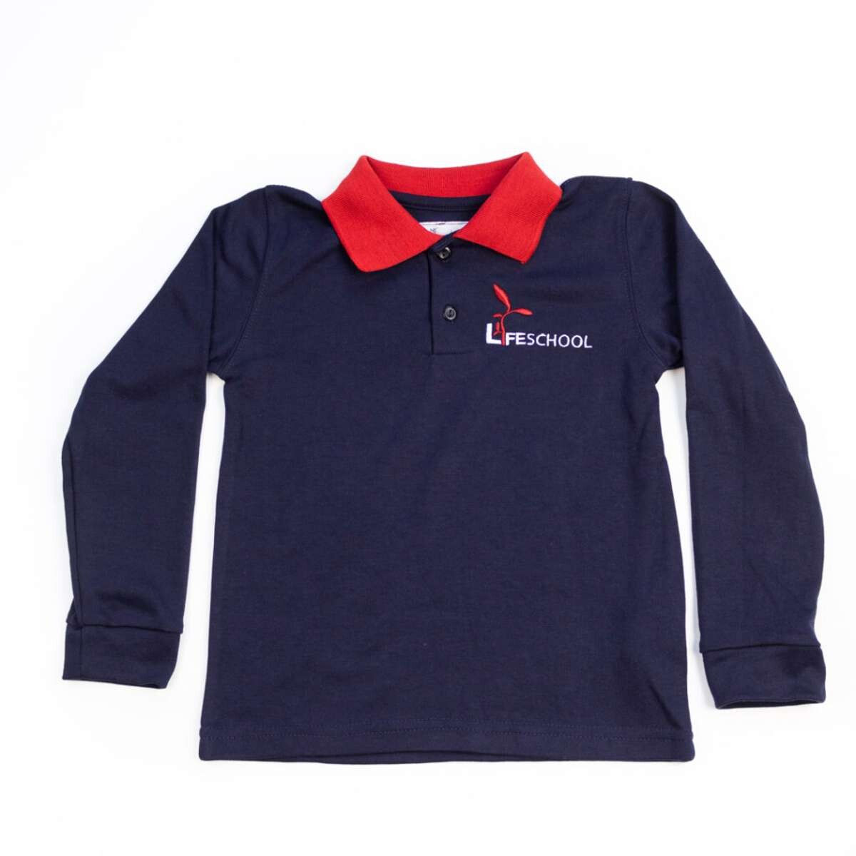 Remera polo manga larga - Life School 