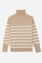 Sweater cuello rompeviento BEIGE