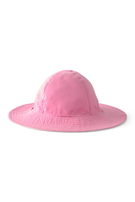 Capelina reversible, rosa y blanco Sin color
