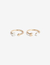 Sets Anillos Piedra Set De Anillos - Dorado