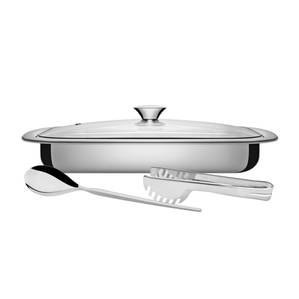 Juego de plato para gratinar, modelo COSMOS, 3 piezas TF6046