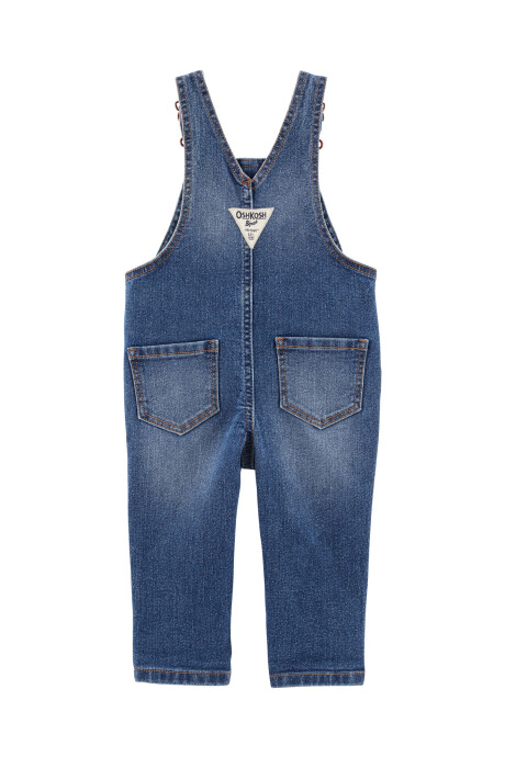 Enterito jean con bordado. Talles 6-24M Sin color