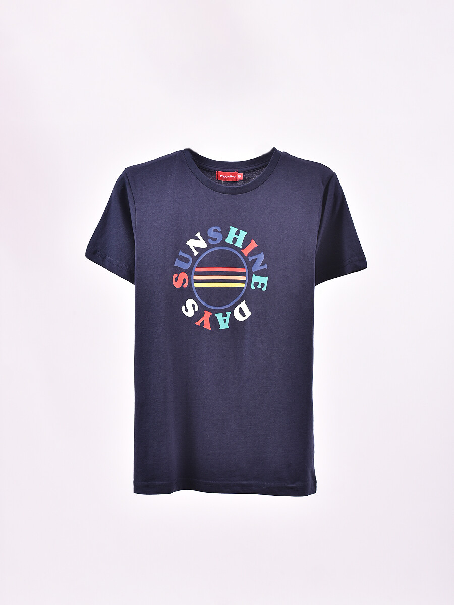 REMERA SUNSHINE - AZUL OSCURO 