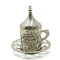 Taza de café metal Plateado