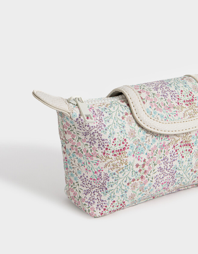 Porta Cosméticos Portacosméticos Flores - Estampado Flores