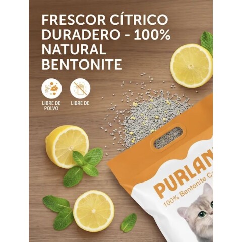 Purland Cat Litter Limón 4Kg/5Lts Purland Cat Litter Limón 4Kg/5Lts