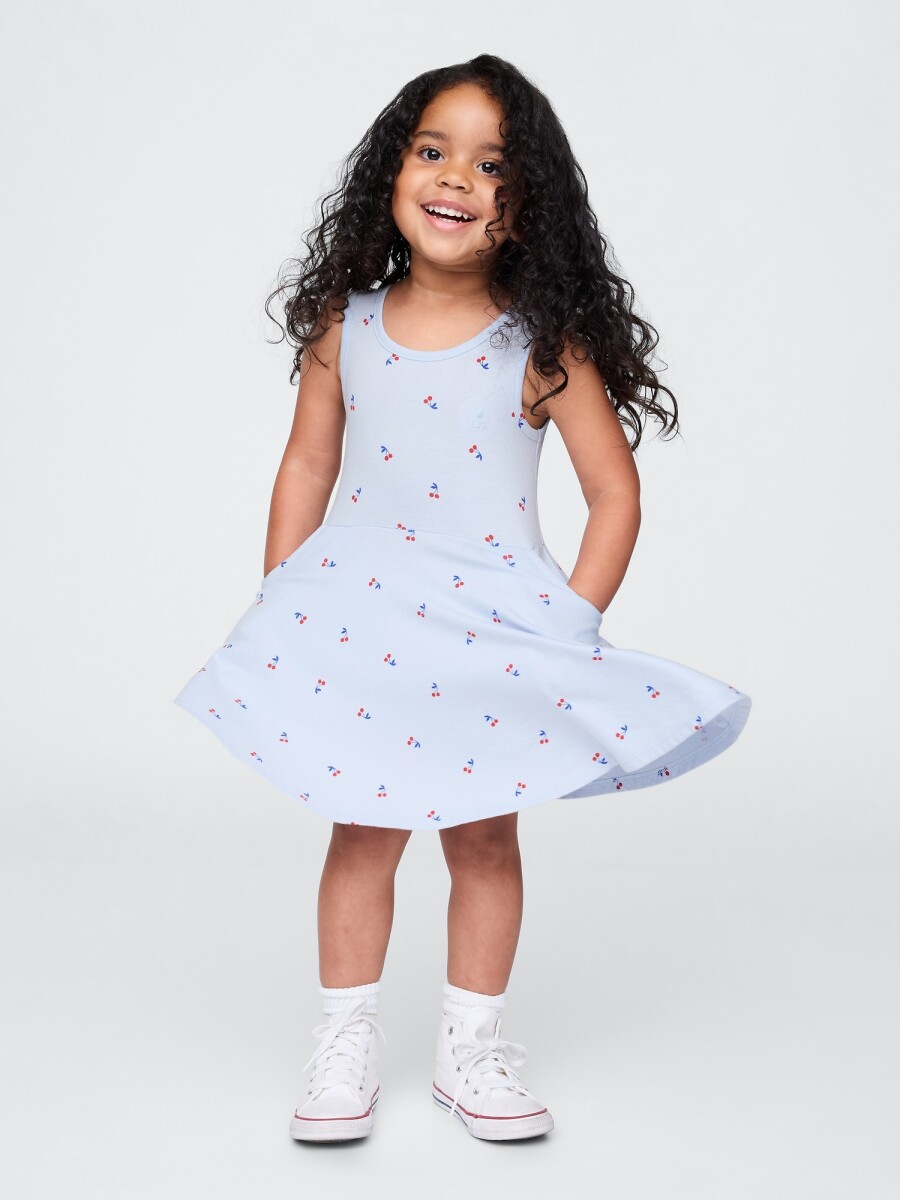 Vestido Toddler Niña - Cherry Print 