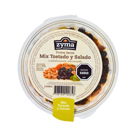 Snack mix tostado y salado Zyma pote 150g Snack mix tostado y salado Zyma pote 150g