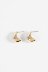 Aros gota dorado