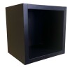 Cubo decorativo flotante para pared - Negro Cubo decorativo flotante para pared - Negro