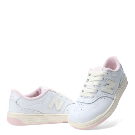 Championes Infantiles New Balance Lifestyle Blanco - Natural - Rosado