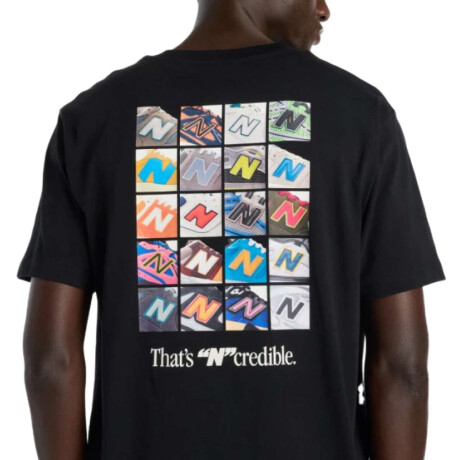 Remera New Balance N Collage Negro