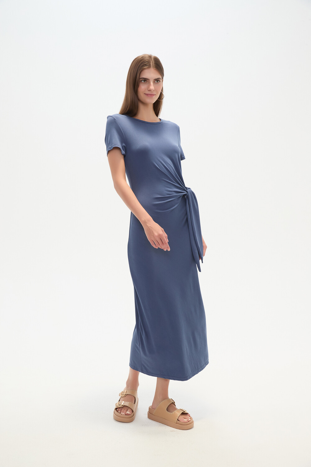 Vestido Pascul Azul Piedra