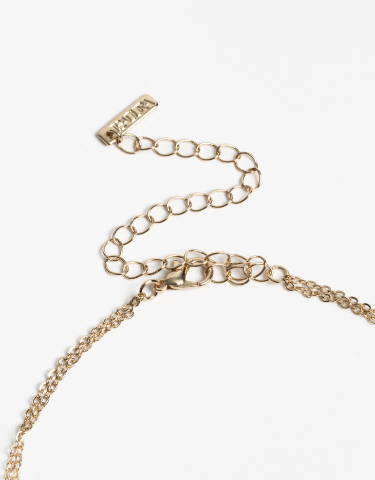 Collares Cortos Color Collar Corto Multidijes Frutas - Rojo Medio