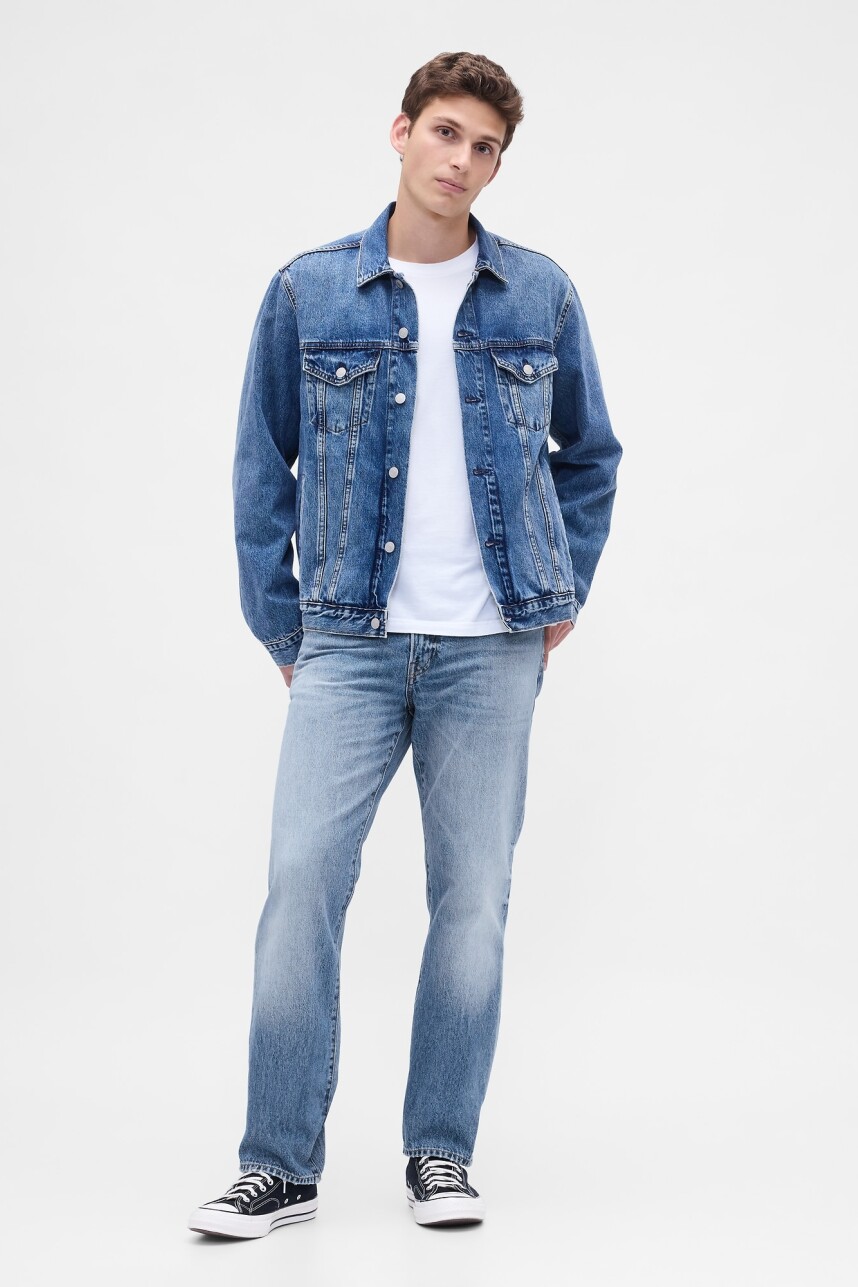 Jean Straight Relaxed Hombre Light Wash