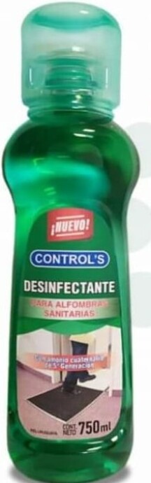 DESINFECTANTE CONTROL´S DESINFECTANTE PARA ALFOMBRA SANITARIA CONTROL´S ENVASE 750ML