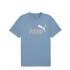 Remera de Hombre Puma Logo Tee Celeste