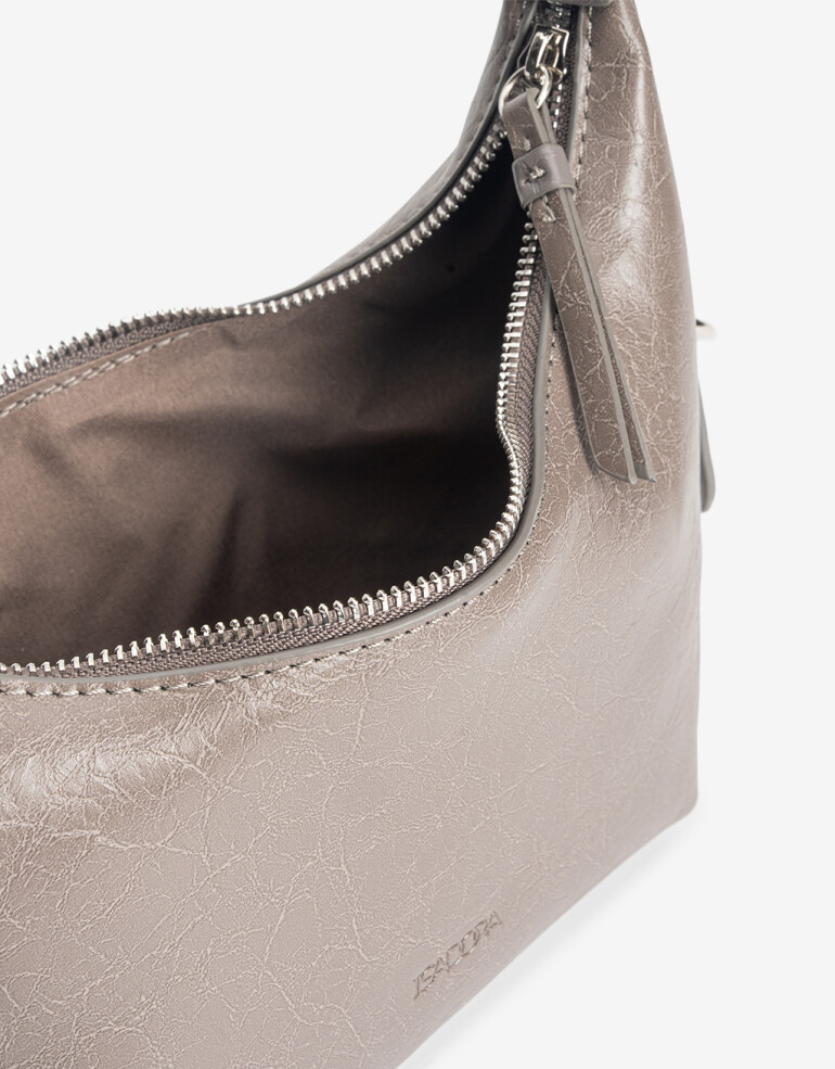 City City Con Argollas Metalicas En El Asa - Gris Medio