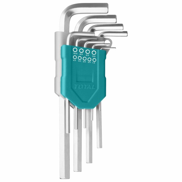 Llave Allen - 1,5MM a 10MM Total Industrial Llave Allen - 1,5MM a 10MM Total Industrial
