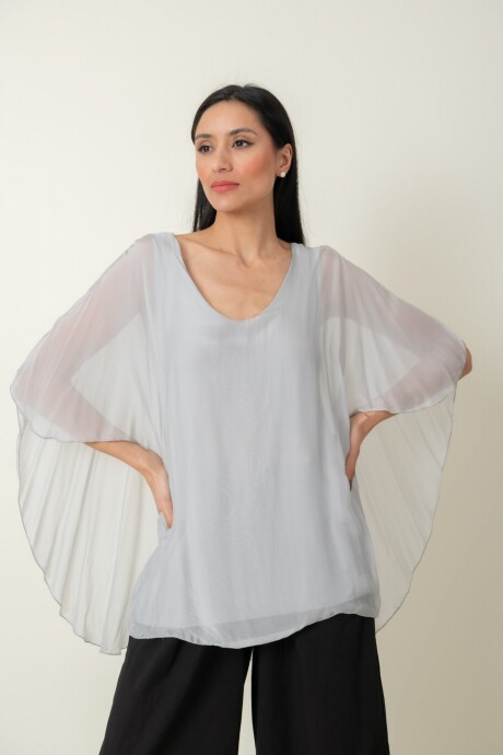 BLUSA DALIA Gris claro