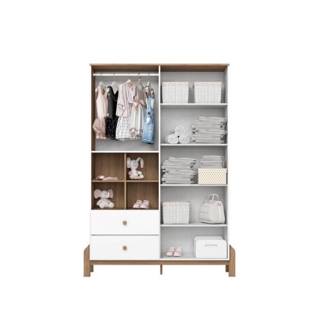 ROPERO 4 PUERTAS TERNURA. BLANCO/JEQUITI ROPERO 4 PUERTAS TERNURA. BLANCO/JEQUITI