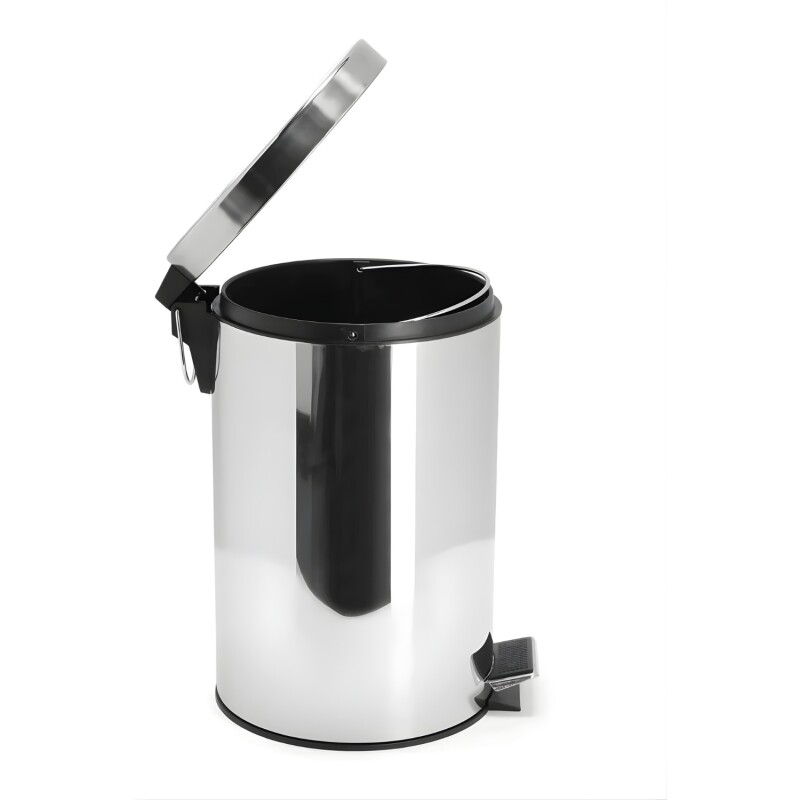Tacho de Basura 20 Lts Lumax Cesto de Residuos Pedal o Manual Inox