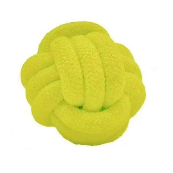 Juguete mascota pelota amarillo