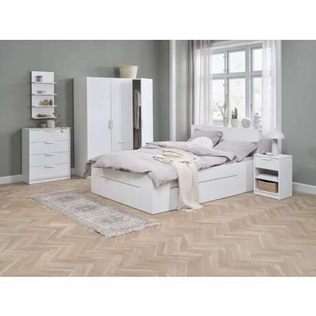 Estructura Cama Limfjorden 140X190 3 Cajones Blanco