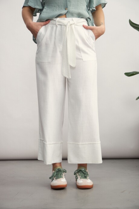 Pantalón Priscila Blanco