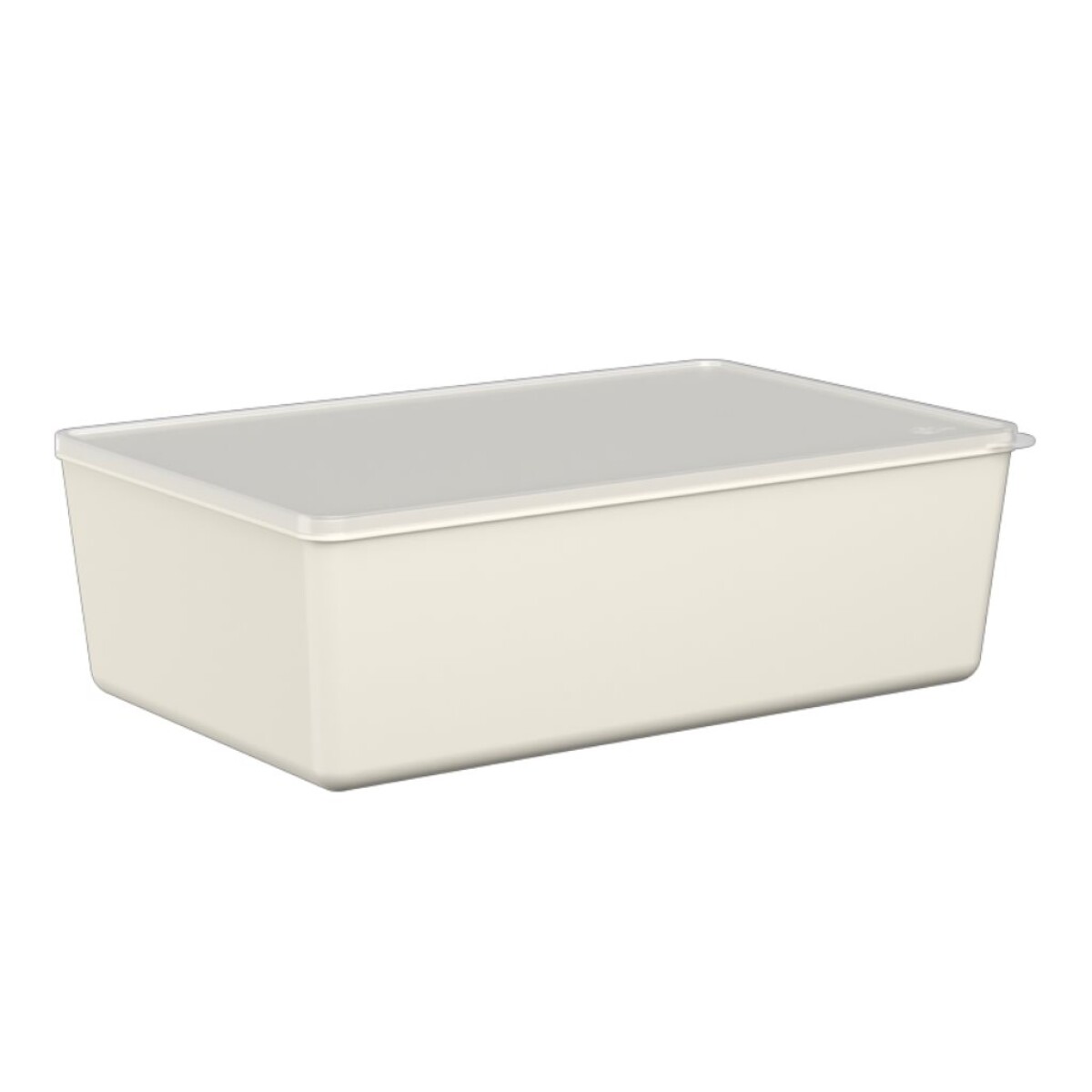 CONTENEDOR 4,50L DE PLASTICO BASIC-GRIS CLARO 