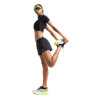Top UA HeatGear Crop Mock SS Mujer 6010006-008 Negro
