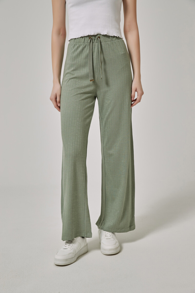 Pantalon Priego - Verde Grisaceo 