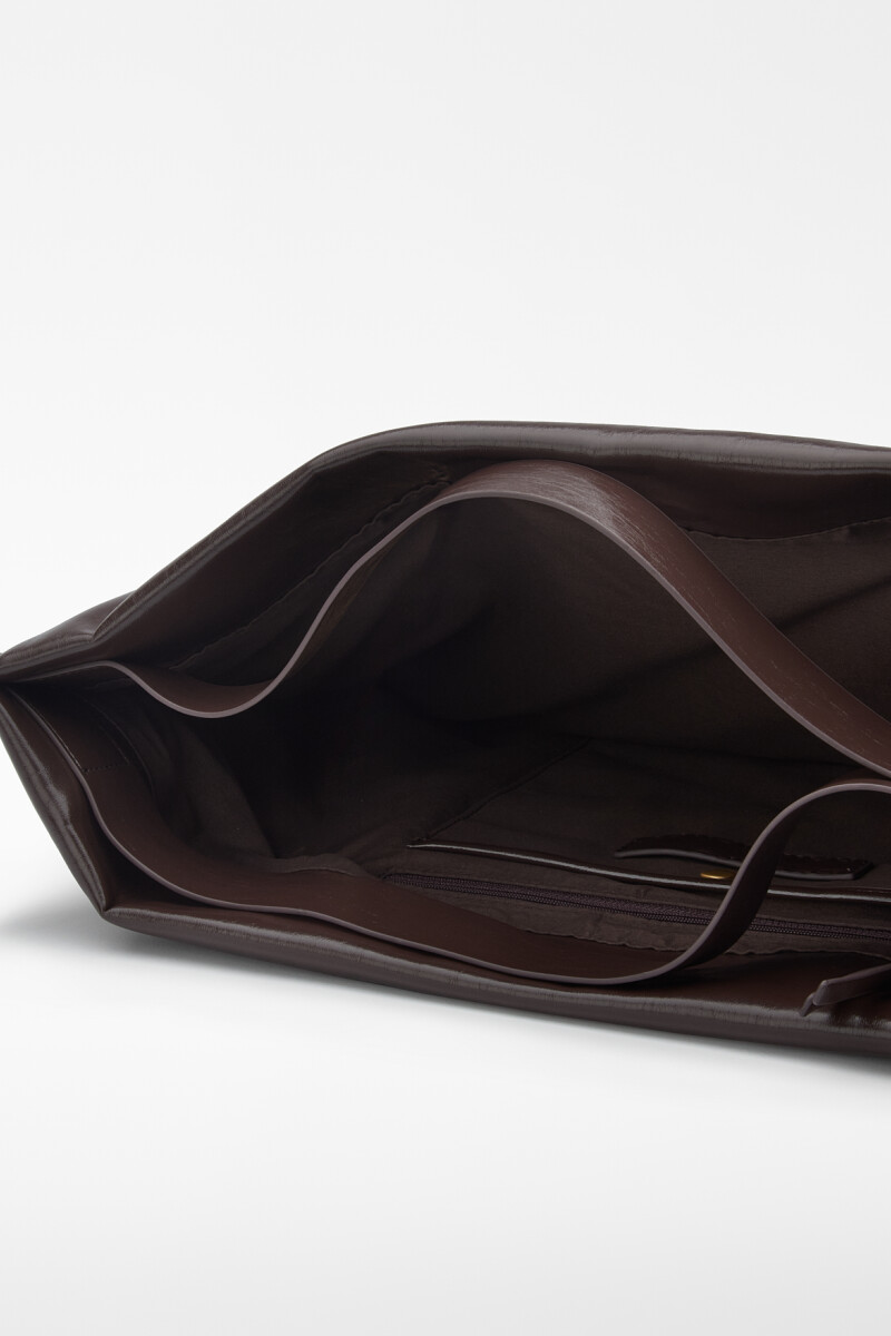 MAXI SHOPPER PIEL Marron